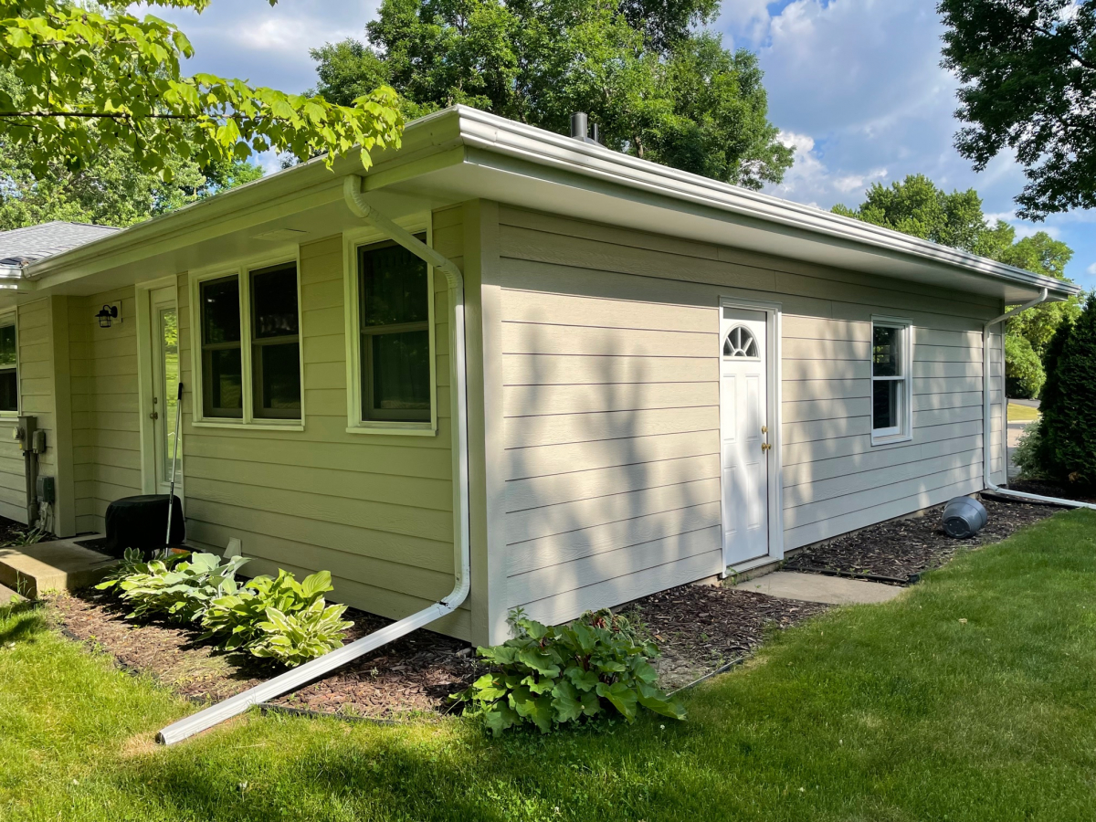 LP Lap siding primed and painted in Edina, MN